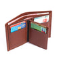 Men’s Short PU Leather Wallet – Compact Vertical Design