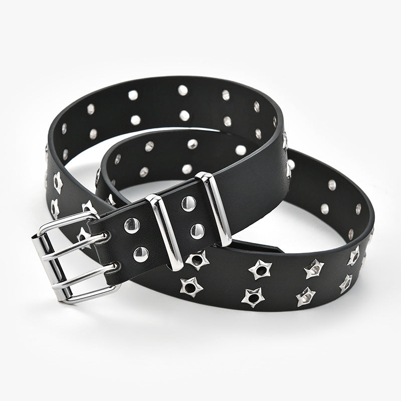 Women’s Fashion Star Decorative Double-Row Belts