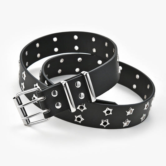 Women’s Fashion Star Decorative Double-Row Belts