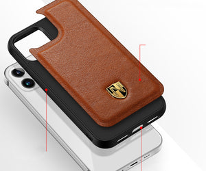 Leather Phone Case Luxury Top Layer Leather