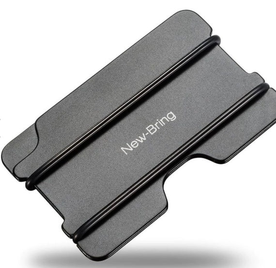 New-Bring Card Holder – Aviation Aluminum Alloy Short Wallet