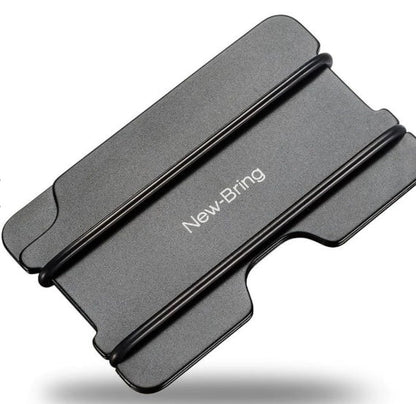 New-Bring Card Holder – Aviation Aluminum Alloy Short Wallet