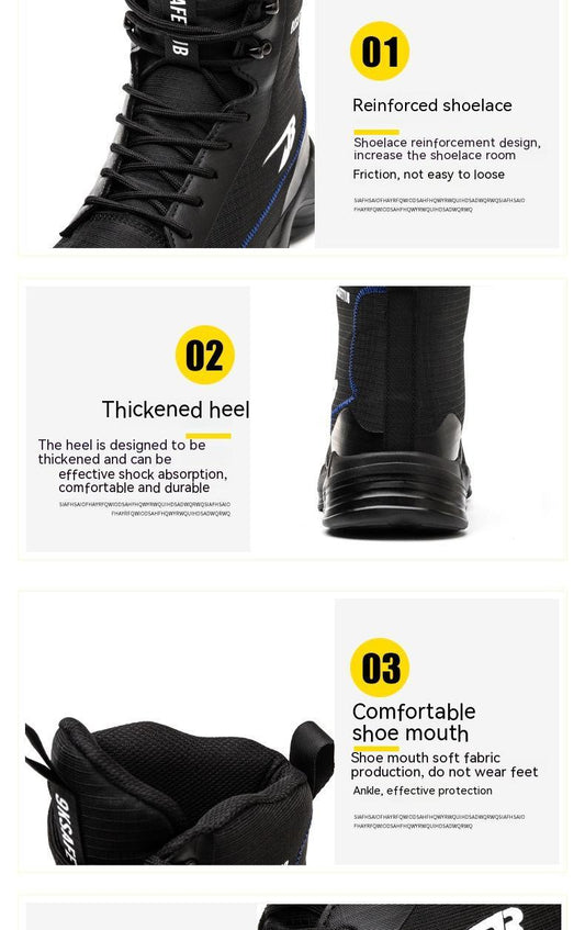 New Men's Work Protective Footwear Anti-chemical Shoes