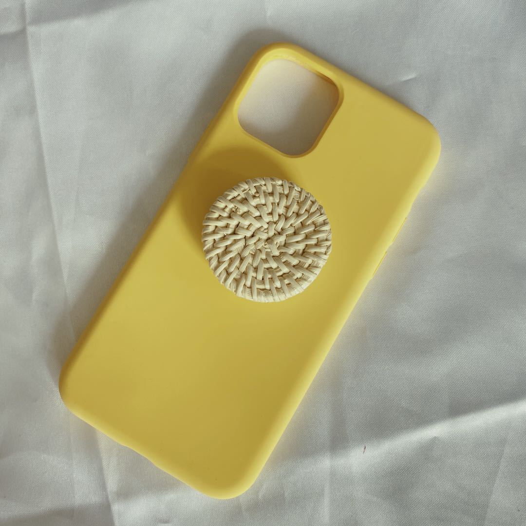 Bamboo Woven Telescopic Folding Phone Stand – Eco-Friendly & Stylish Gift