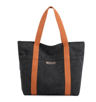 Casual Fashion Women’s Tote Bag – Retro Canvas Shoulder Bag