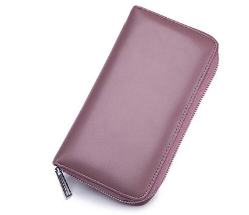 Baellerry RFID Men’s Wallet – Genuine Cow Leather Long Clutch