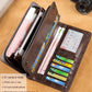 Men’s Long Genuine Leather Wallet – European & American Style