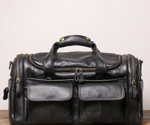 Retro Nubuck Leather Hand Luggage Bag