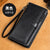 Men’s Long Genuine Leather Wallet – European & American Style