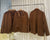 Women’s Retro Brown Leather Suit Jacket – Elegant, Timeless & Sophisticated