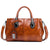 Vintage Oil Wax Leather Luxury Handbag – Elegant Women’s Handbag & Crossbody Bag