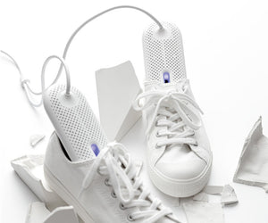 Footwear drying device in winter