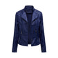 Women’s Thin Leather Motorcycle Jacket – Sleek, Stylish & Lightweight