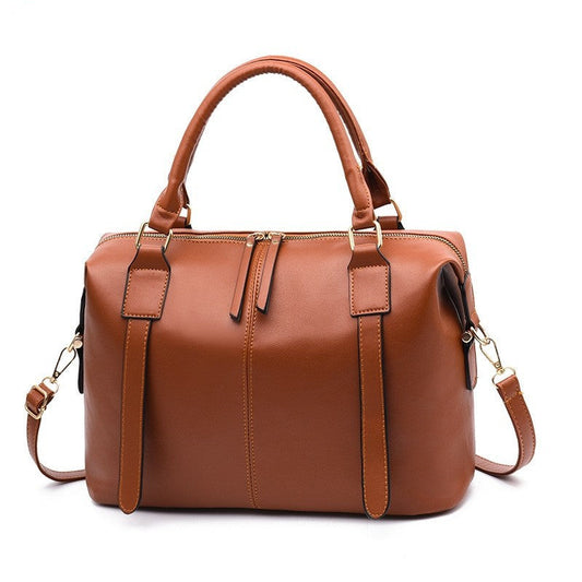 Women’s Leather Handbag – Vintage Fashion Shoulder Bag