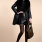 Cotton leather jacket