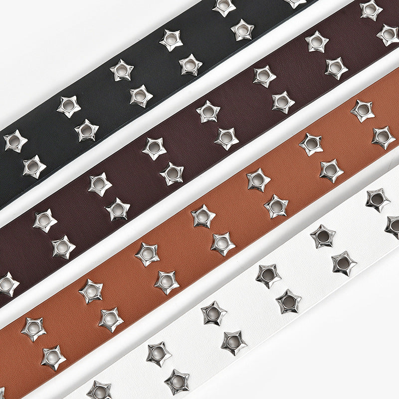 Women’s Fashion Star Decorative Double-Row Belts