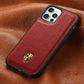 Luxury Top Layer Leather Phone Case – Premium Protection with Elegant Style