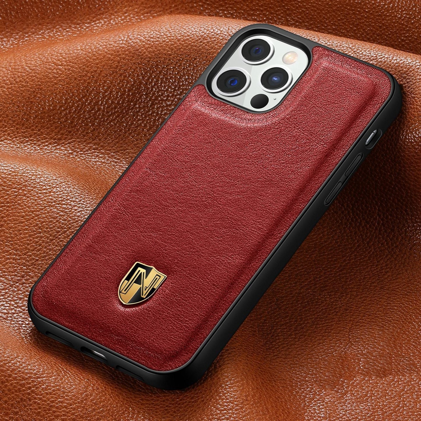 Luxury Top Layer Leather Phone Case – Premium Protection with Elegant Style