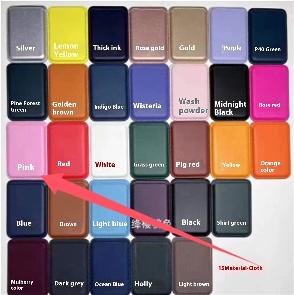 MagSafe Magnetic Luxury Leather Card Holder Wallet Case – for iPhone 14 Pro Max / 13 / 12