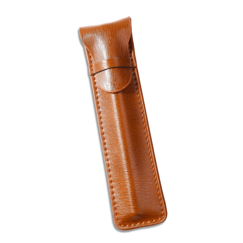 Single-Compartment Leather Pen Bag – Elegant, Functional & Minimalist