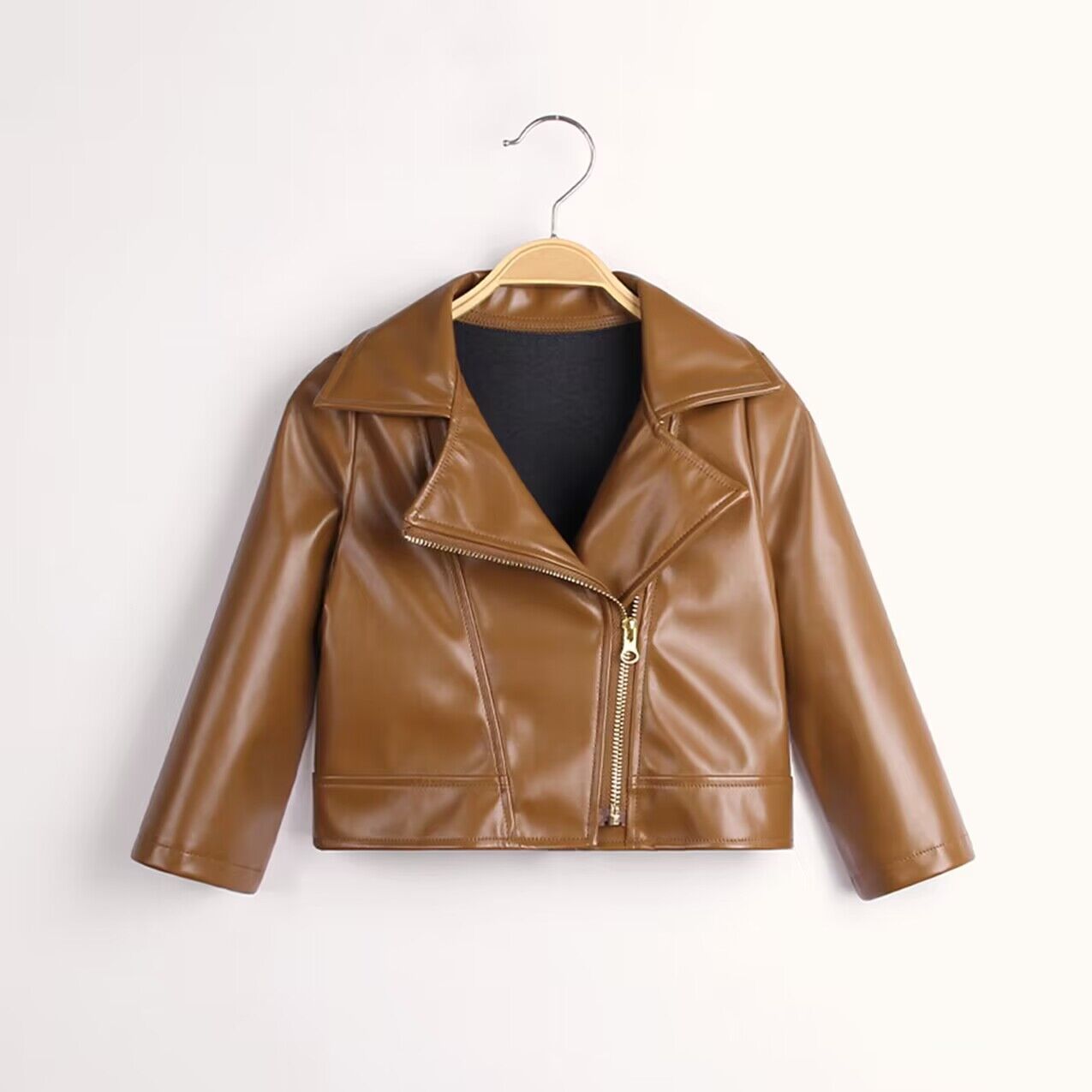 Children’s Leather Motorcycle Jacket – Stylish, Durable & Cool