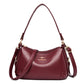 Middle-Aged Women’s Soft Leather Shoulder Messenger Bag