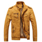 Leather Jacket Plus Velvet Washed Retro Leather Jacket