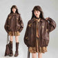 Advanced Brown Leather Jacket for Women – Elegant, Chic & Timeless