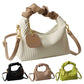 Women’s Fashion Crossbody Bag – Pleated Cloud Small Tote Bag