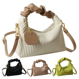 Women’s Fashion Crossbody Bag – Pleated Cloud Small Tote Bag