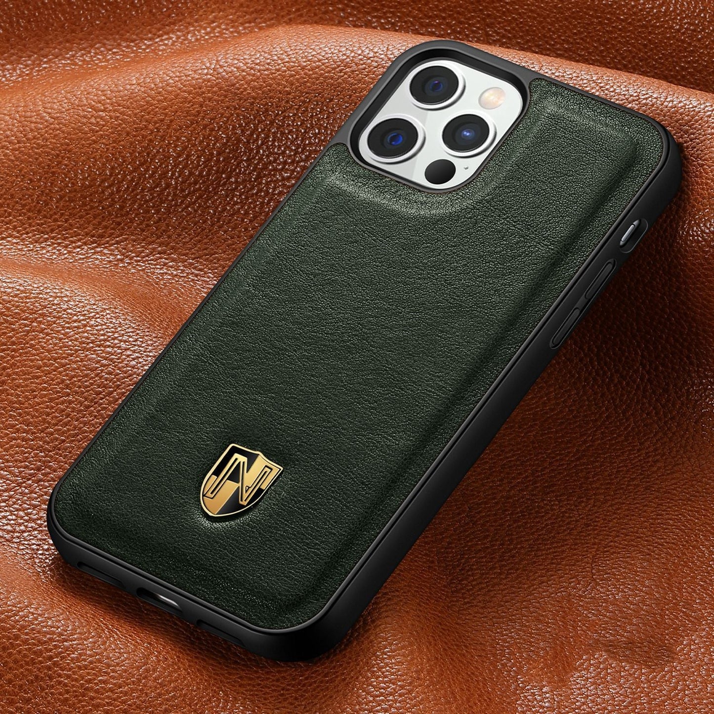 Luxury Top Layer Leather Phone Case – Premium Protection with Elegant Style