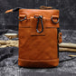 Men's Leather Belt Bag Crazy Horse Leather Crossbody Bag