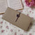 Luxury Genuine Leather Women’s Wallet – Lychee Pattern Long Hasp Coin Purse