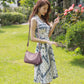 Middle-Aged Women’s Soft Leather Shoulder Messenger Bag