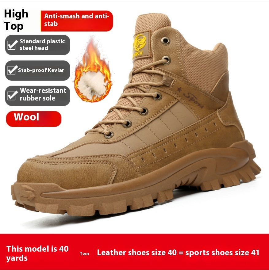 Winter Wool Protective Shoes – Safe, Warm & Durable