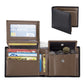Men’s Short Trifold Wallet – Genuine First-Layer Cowhide Leather