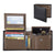 Men’s Short Trifold Wallet – Genuine First-Layer Cowhide Leather