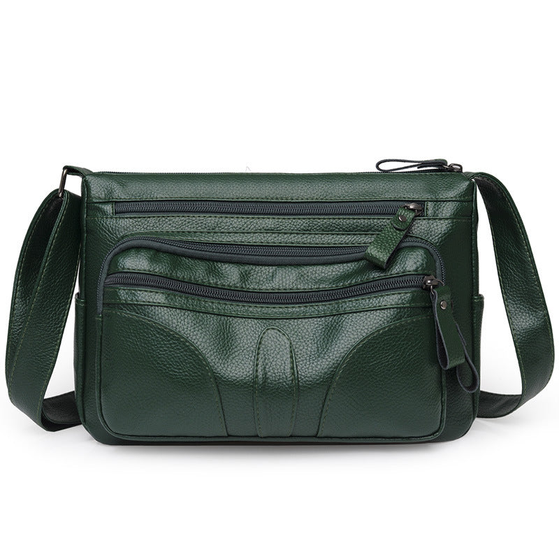 Large Capacity PU Leather Shoulder & Crossbody Bag – Trendy Tote Bag