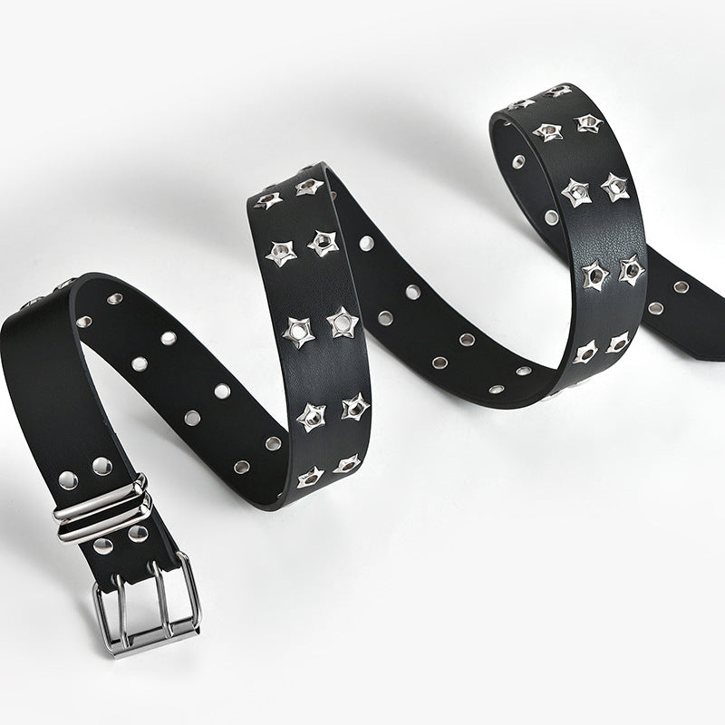 Women’s Fashion Star Decorative Double-Row Belts