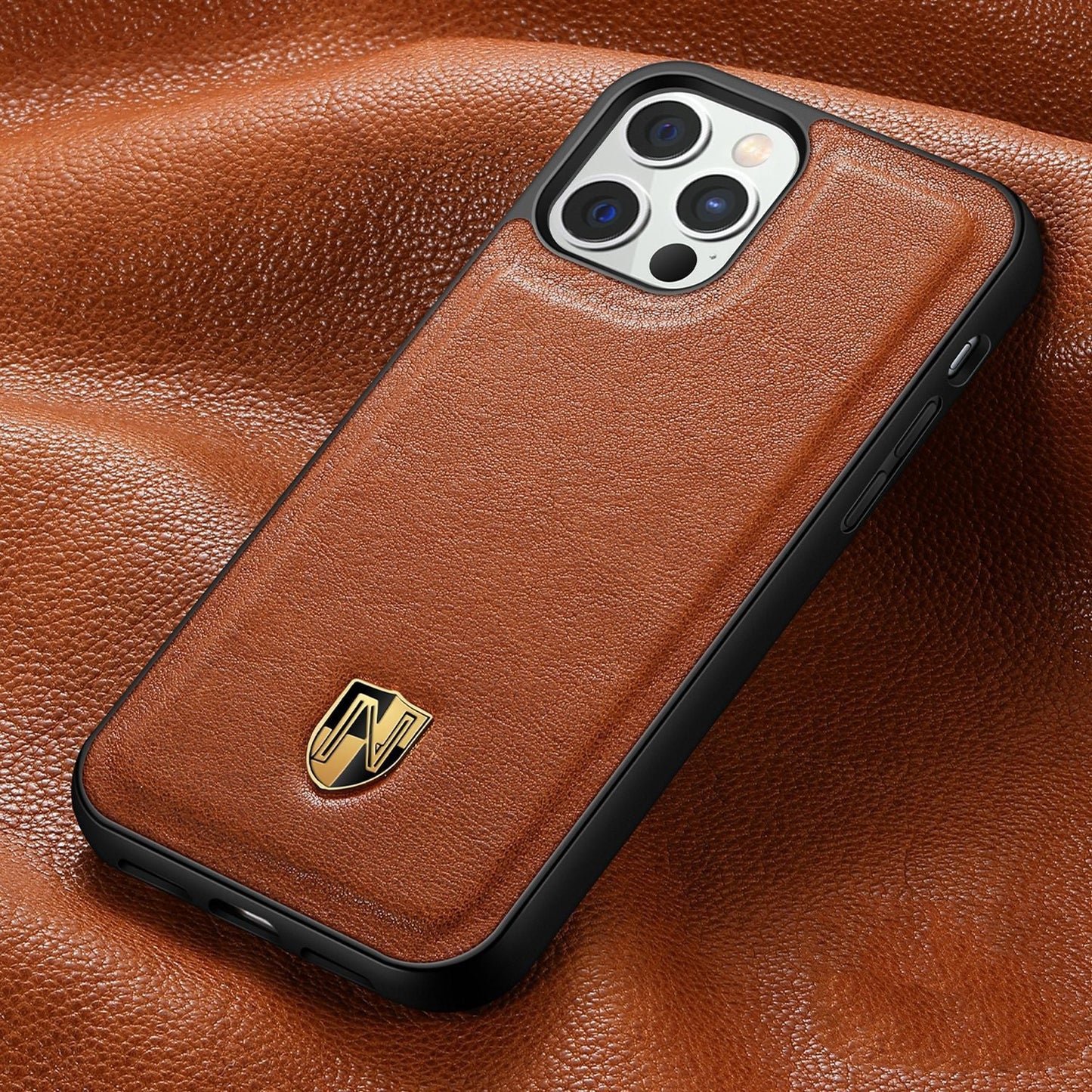 Luxury Top Layer Leather Phone Case – Premium Protection with Elegant Style