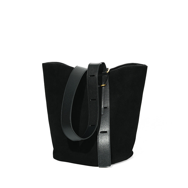 Women’s Fashion Matte Leather Shoulder Underarm Bag – European & American Retro Style