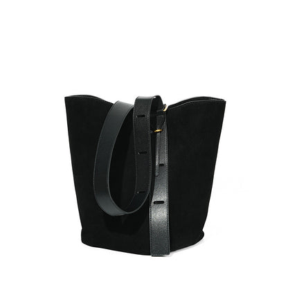Women’s Fashion Matte Leather Shoulder Underarm Bag – European & American Retro Style