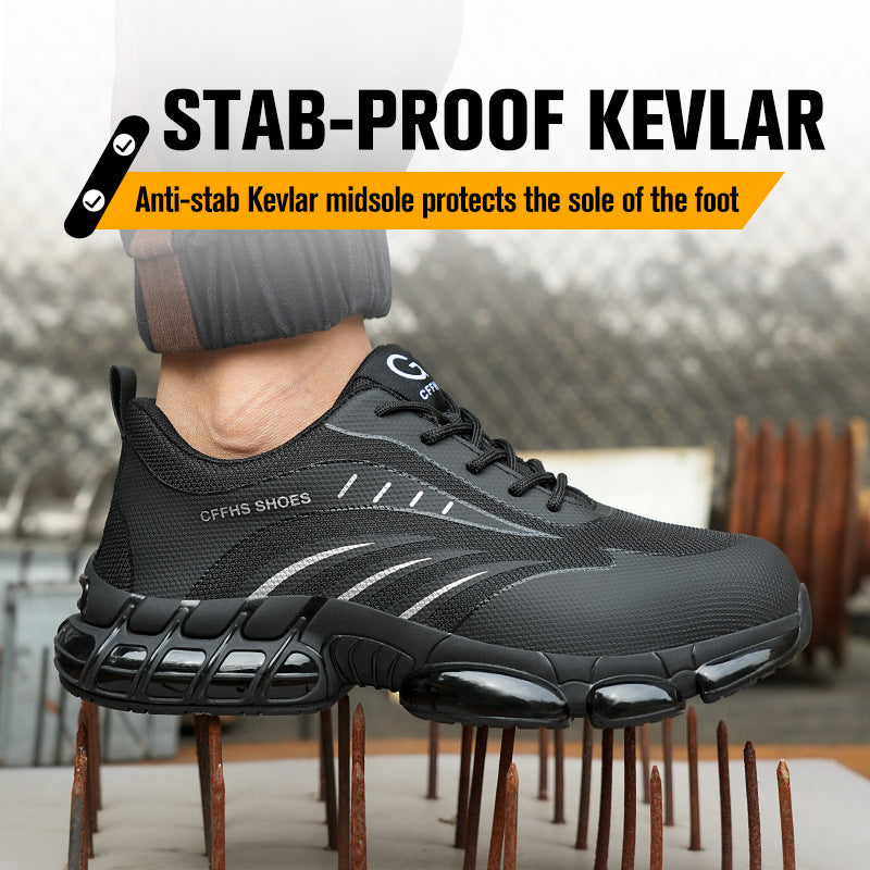 Popcorn Sole Protective Safety Shoes – Durable, Anti-Smash & Anti-Penetration