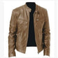 PU Leather Jacket Slim Leather Jacket
